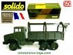 Le camion militaire Renault 180 GBC lot 7 miniature de Solido au 1/50e