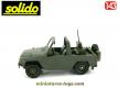 Le VLTT Peugeot P4 radio militaire en miniature par Solido au 1/43e