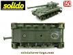 Le char français AMX 13 canon 105mm en miniature Solido au 1/50e incomplet