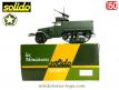 Un Half-track US M3 a tourelle en miniature par Solido au 1/50e