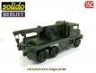 Le camion Berliet GBC 8 Kt grue militaire en miniature de Solido au 1/50e