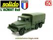Un ACMAT 6x6 militaire français en miniature par Solido au 1/50e