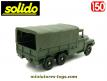Un ACMAT 6x6 militaire français en miniature par Solido au 1/50e