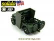 La Jeep Willys avec un blindage frontale en miniature de Solido au 1/38e