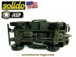 La Jeep Willys avec un blindage frontale en miniature de Solido au 1/38e