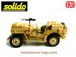La Jeep Willys commando LRDG miniature de Solido au 1/38e