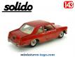 Le coupé Lancia Flaminia rouge en miniature par Solido au 1/43e incomplète