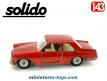 Le coupé Lancia Flaminia rouge en miniature par Solido au 1/43e incomplète