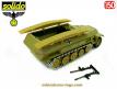 Un Hanomag SdKfz 251 porte pontons en miniature par Solido au 1/50e