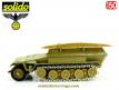 Un Hanomag SdKfz 251 porte pontons en miniature par Solido au 1/50e