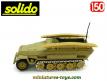 Un Hanomag SdKfz 251 porte pontons en miniature Solido au 1/50e