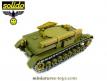 Le char Bergepanzer IV sable miniature de Solido au 1/50e incomplet