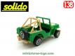 La Jeep Willys Rallye en miniature par Solido au 1/38e