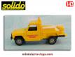 Le Peugeot P4 pick-up CCF Picot pompiers forestiers miniature de Solido au 1/43e