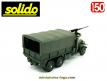 Le GMC CCKW 353 6x6 bâché a tourelle mitrailleuse en miniature Solido au 1/50e