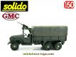 Le GMC CCKW 353 6x6 bâché a tourelle mitrailleuse en miniature Solido au 1/50e
