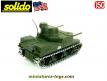 Le char américain M3 Général Lee en miniature de Solido au 1/50e