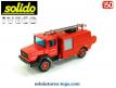 Le camion de pompiers citerne Iveco CCR miniature par Solido au 1/50e