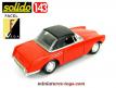 La Facel Vega Facellia rouge de 1962 en miniature par Solido au 1/43e
