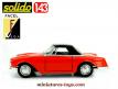 La Facel Vega Facellia rouge de 1962 en miniature par Solido au 1/43e
