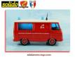 Le VSAB Peugeot J9 pompiers en miniature Solido sous blister au 1/50e