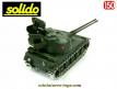 Le blindé automoteur antiaérien AMX 13 DCA miniature par Solido au 1/50e
