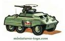 Le combat car Ford M20 avec figurines en miniature Solido au 1/50e