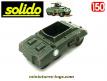 Le Combat car Ford M20 en miniature militaire Solido au 1/50e incomplet