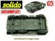 Le Combat car Ford M20 en miniature militaire Solido au 1/50e incomplet