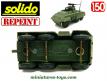 Le Combat car Ford M20 série 200 en miniature militaire Solido au 1/50e repeint