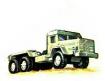 Le camion militaire Unic ZU 120 plateau miniature de Solido incomplet au 1/50e