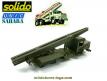 Le camion Unic ZU 120 lance fusée miniature de Solido incomplet au 1/50e