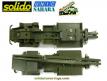 Le camion Unic ZU 120 lance fusée miniature de Solido incomplet au 1/50e