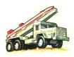 Le camion Unic ZU 120 lance fusée miniature de Solido incomplet au 1/50e