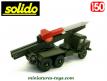 Le camion militaire Unic ZU 120 lance missile miniature par Solido au 1/50e