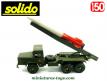 Le camion militaire Unic ZU 120 lance missile miniature par Solido au 1/50e