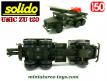 Le camion militaire Unic ZU 120 lance missile miniature par Solido au 1/50e