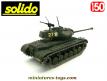Le char Patton M47 vert de l'armée française en miniature par Solido au 1/50e