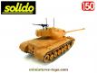 Le char Patton M47 en miniature Solido au 1/50e repeint en brun sable