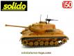 Le char Patton M47 en miniature Solido au 1/50e repeint en brun sable