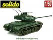 Le char Patton M47 US Army en miniature militaire Solido au 1/50e