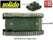 Le char Patton M47 US Army en miniature militaire Solido au 1/50e