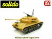 Le char Patton M47 sable armée israélienne de Solido en boite jaune au 1/50e