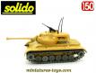 Le char Patton M47 sable armée israélienne de Solido en boite jaune au 1/50e
