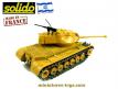 Le char Patton M47 sable armée israelienne en miniature de Solido au 1/50e