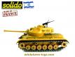 Le char Patton M47 sable armée israelienne en miniature de Solido au 1/50e