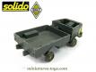 Le camion Renault 4x4 militaire miniature de Solido au 1/50e incomplet