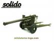 Le canon de 105 mm sur roues en miniature Solido série 200 avec boite jaune