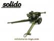 Le canon de 105 mm sur roues en miniature Solido série 200 avec boite jaune