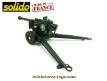 Le canon de 105 mm sur roues en miniature de Solido